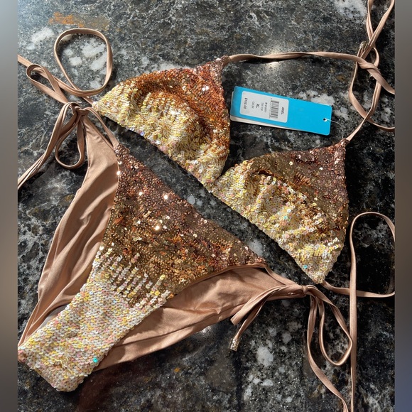 NWT beach bunny bikini Ariel extremely rare XL set - Picture 10 of 16